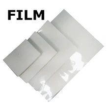 PET Plastic film A4 A3 A5 4R 5R photos menu file card machine over paper thermoplastic bag photo