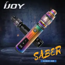 Оформление IJOY Saber 100 VW 20700 комплект TPD версии с 2 мл Алмаз Танк распылителя и мод для испарителя без Батарея e-сигареты комплект Vs Stick V8