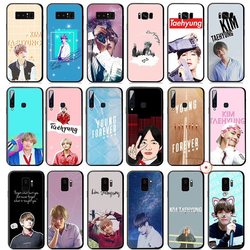 Мягкий силиконовый чехол V Kim Tae Hyung K Pop для Samsung Galaxy S10 S10e S9 S8 Plus S7 Edge Note 10 9 8 |