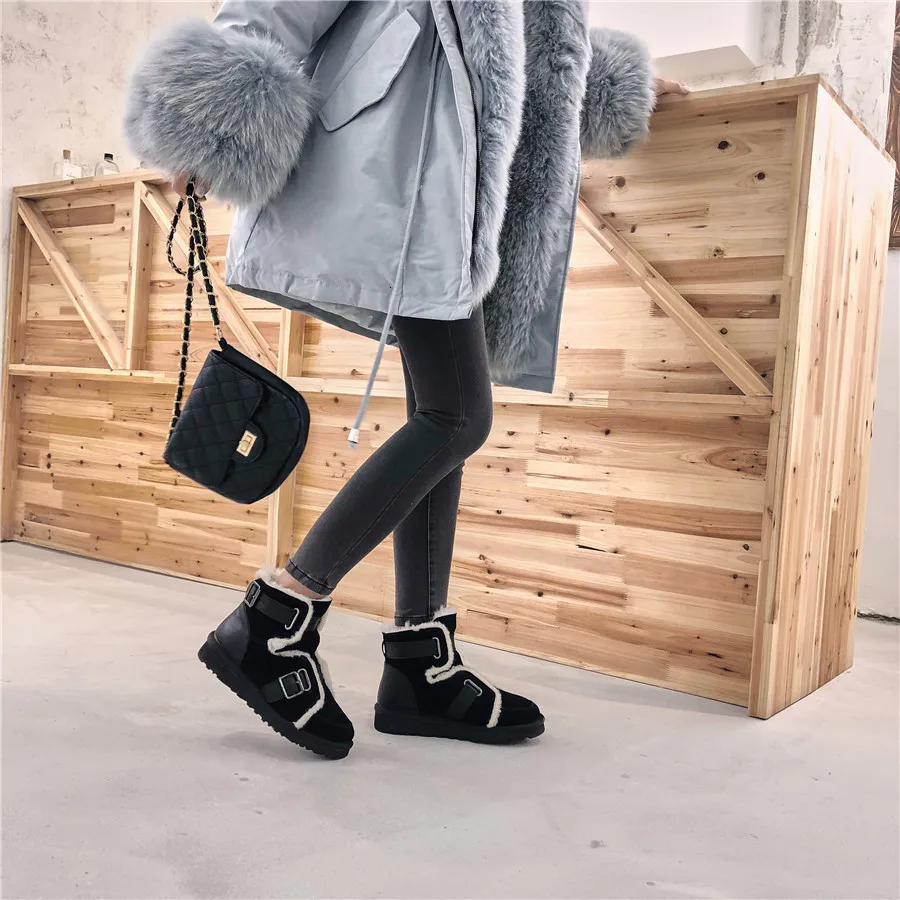 BELLECOM/зимние ботинки для снежного поля; женская зимняя короткая канистра; коллекция года; утепленное пальто с нескользящей подошвой, сохраняющее тепло, с хлопковой подкладкой