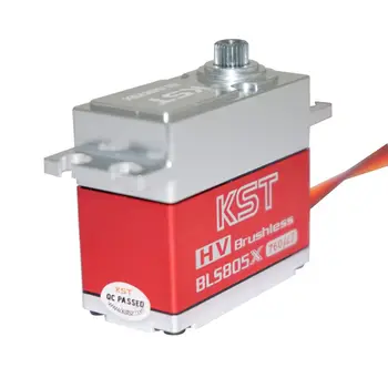 

KST BLS805X 8.4v/7.5kg HV Servo Brushless Standard Size Brushless Tail Servo For RC Car Boat Robot Arm Helicopter Airplane