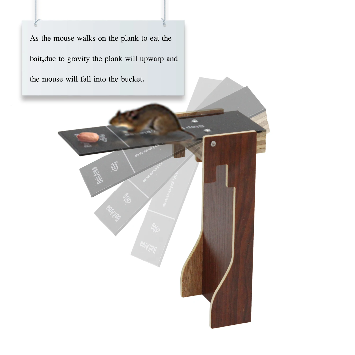 Home Garden Rat Trap Quick Kill Seesaw Mouse Catcher Bait Home Rat Traps Mouse Pest Animal Mice Rodent Repeller