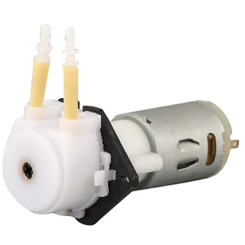 

12V Gear Pump Deceleration Peristaltic Pump Mini Peristaltic Pump Silicone Tube Metering Pump Drip Water Self-Priming Pump