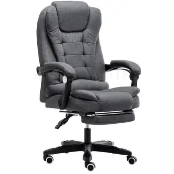 

Computer chair home office chair fabric boss chair reclining back lunch break massage swivel chair lift study chair