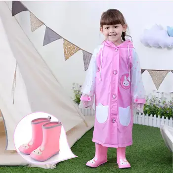 

New Children's Water Shoes Boys Girls Rain Boots Cartoon Children Shoes For Rain Pvc Rubber Boots Kids Baby Rainboots Shoes