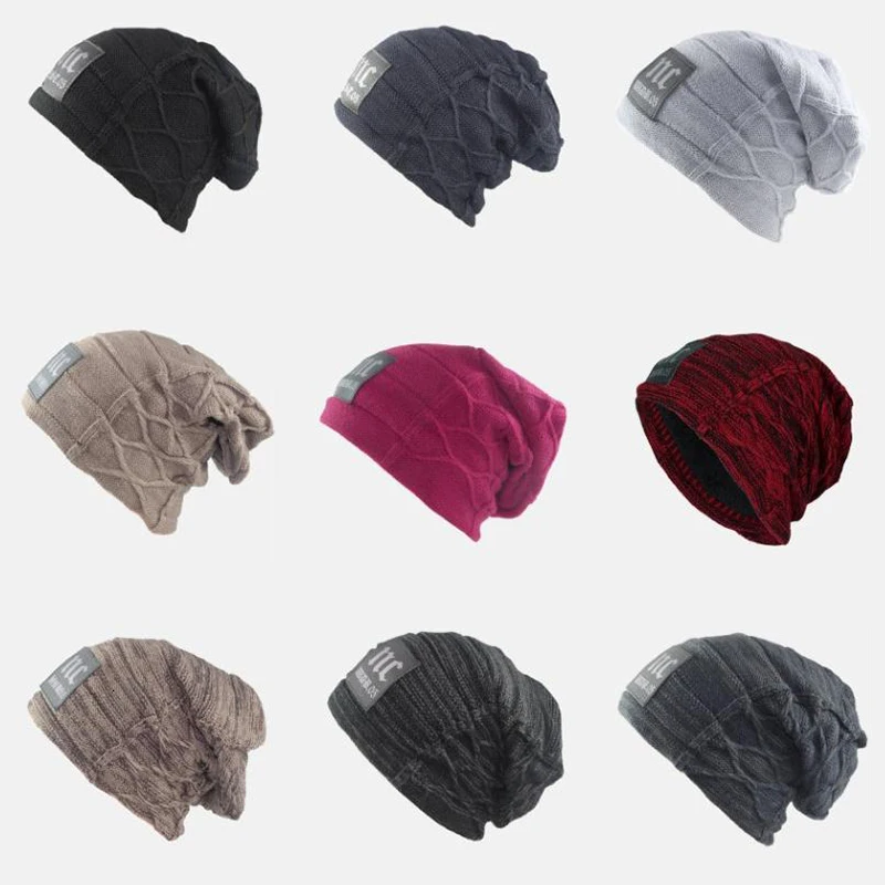 Стильные шапки Skullies Beanies, зимние шапки, мужские толстые теплые зимние шапки, Толстые мужские шапки Beanies, мужские зимние шапки s toucas gorros
