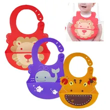 Детские слюнявчики из водонепроницаемого силикона для кормления младенцев, Слюнявчики для новорожденных, фартуки с рисунком, детские слюнявчики из пищевого силикона