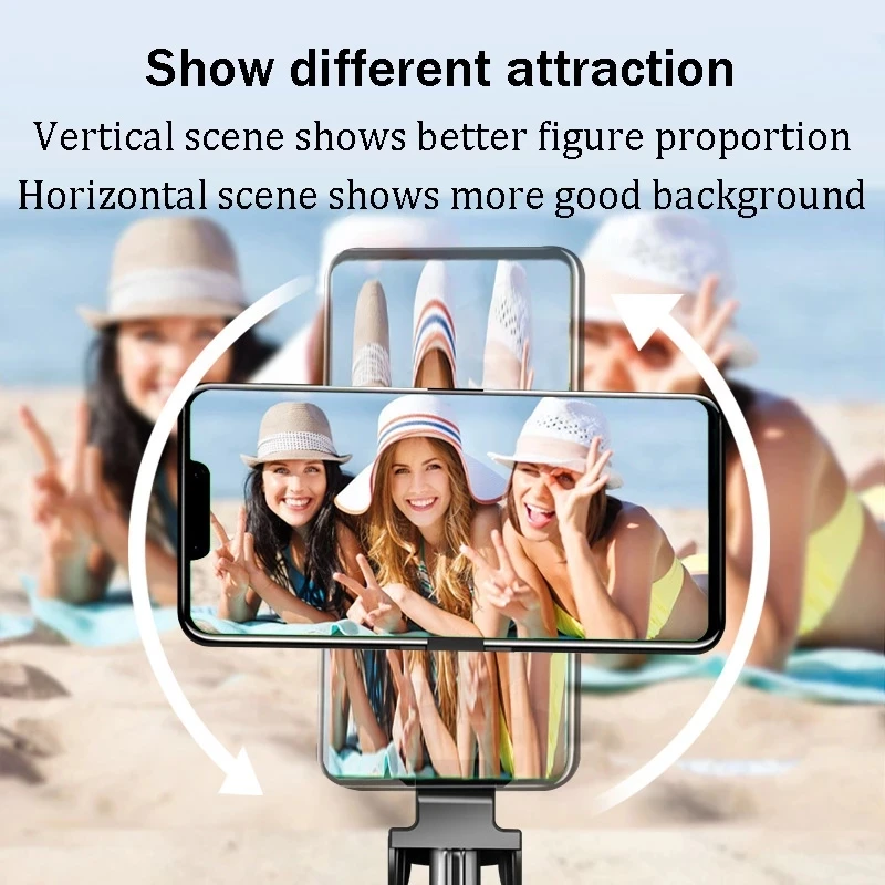 Mini Selfie Stick Led Fill Light Bluetooth Tripode Para Movil Lamp Phone Stand Portabl Con Luz Palo Extensible Video Stojak