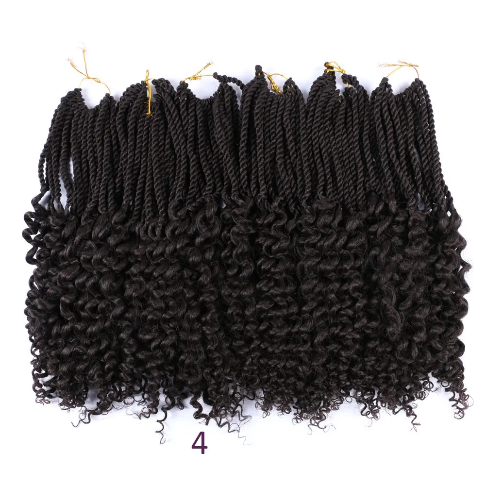 Синтетические твист волосы богиня Сенегальские твист волосы крючком косы 18 дюймов 100 г синтетические вязанные волосы для наращивания