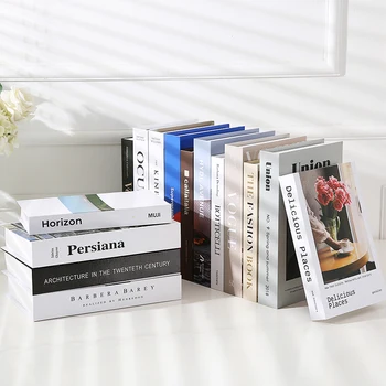 

Modern Fashion Book Decoration Home Decor Model Room Study Soft Fake Book Decor For Women's Living Room
