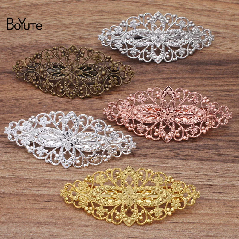 Flowers Hair Hair Clips Hair Jewelry 10 Pieces/lot 35 80mm Flower