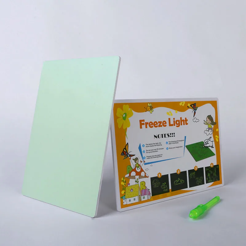 

Jisheng Section Children'S Educational Fluorescent Drawing Board Night Light Writing Board Portable Doodle Toy Drawing Board