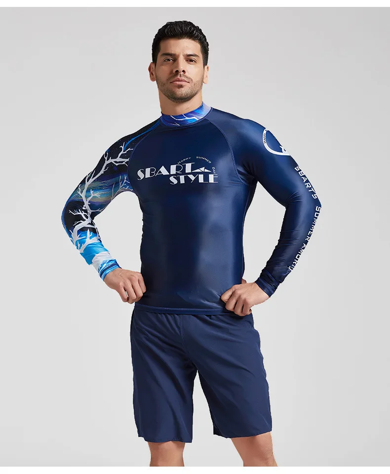 Rashguard мужской Rashguard лайкра Купальник с длинным рукавом Windsurf Kitesurf Surf рубашка для плавания плавание ming Sails Дайвинг футболка Топы