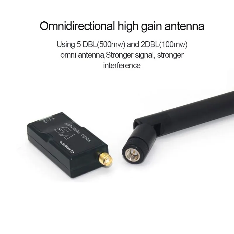 

XROCK V5 433Mhz 100mw Radio Telemetry Module Transmitter + Receiver for Pixhawk Flight Control UAV Drone