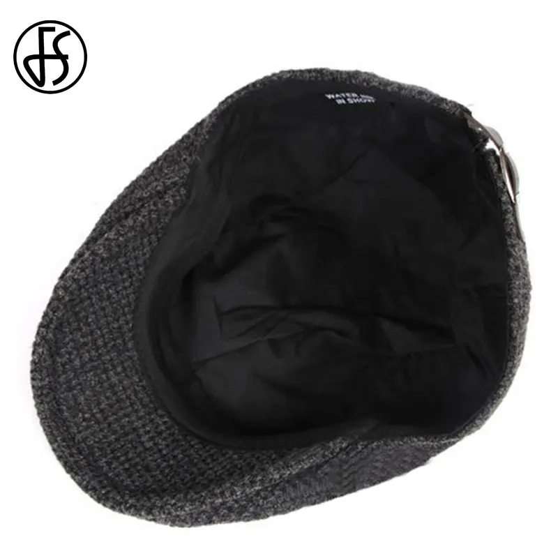 FS Мужская кепка с прямым козырьком кепки берета для женщин Мягкий закруглёнными