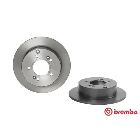 Диск тормозной с антикорозионным UV-покрытием зад BREMBO 08.A631