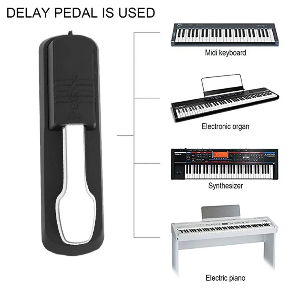 Новая педаль для поддержки клавиатуры пианино Casio Yamaha Roland электрическое