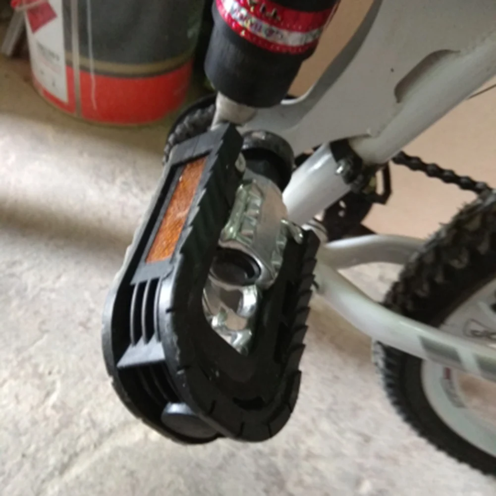 Прямая поставка, 2 складных педали черного цвета для велосипеда, MTB, Аксессуары для велосипеда