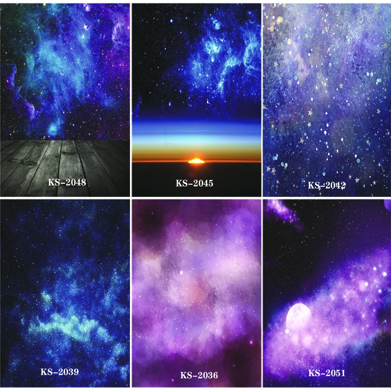 

Vinyl Custom Photography Backdrops Prop Starry sky Theme Photography Background #0171