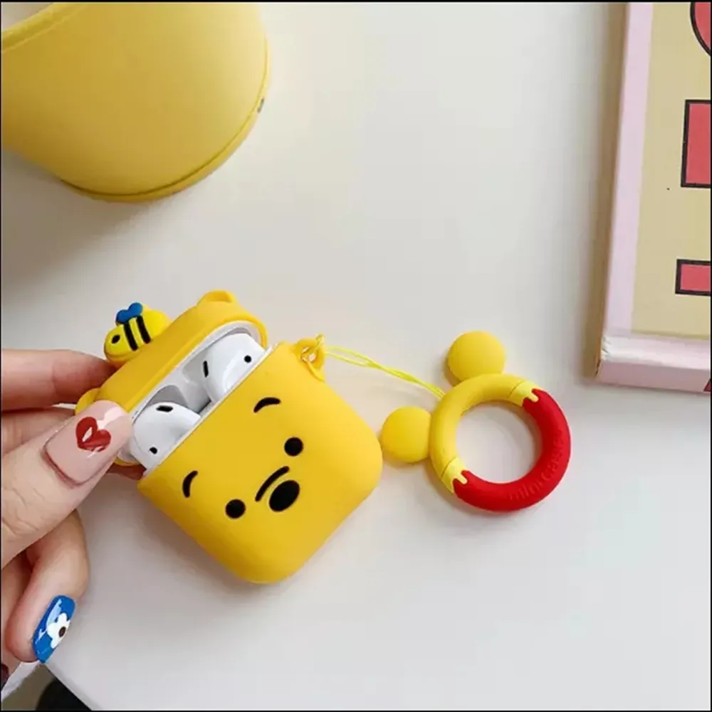 G2 Чехол для airpods 2 airpods с милым рисунком и кольцом для ключей, аксессуары, защитный силиконовый чехол для air pods, беспроводная Крышка для наушников - Цвет: G2