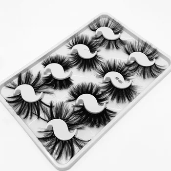 

NEW 8pair 25mm Lashes 100% Mink Hair Crisscross Thick Natural 3d Eyelashes Handmade Mink Lashes Makeup Fake Eyelashes