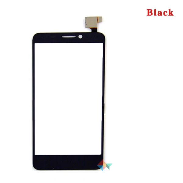 Высокое качество 5," для Alcatel One Touch Idol X OT6035 OT 6035 сенсорный экран дигитайзер Переднее стекло объектив сенсорная панель - Цвет: Black No Tool