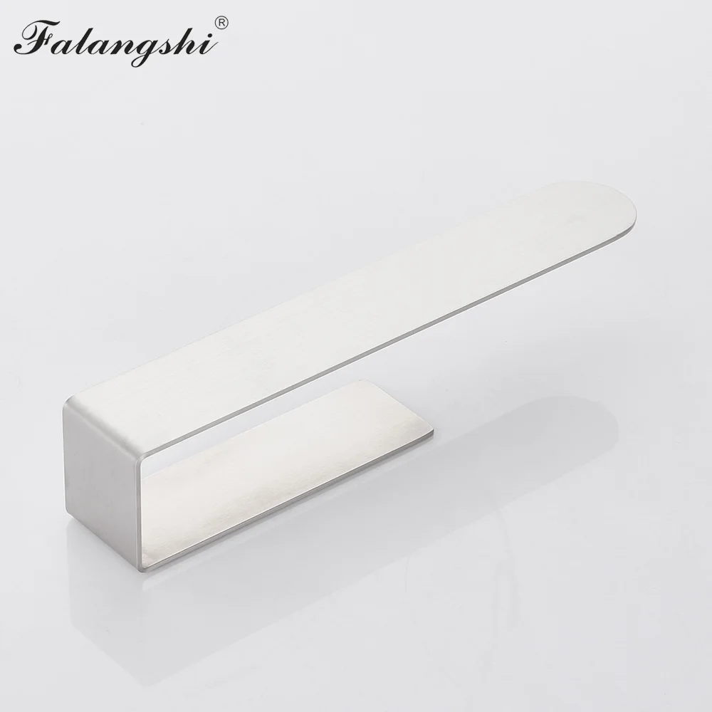 Stainless steel towel holder Punch Free black towel rack hanger bathroom paper holder