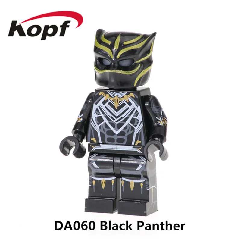 

Single Sale Figures Black Panther Series Erik Killmonger DIY Action Education Model Building Blocks For Children Gift Toys DA060