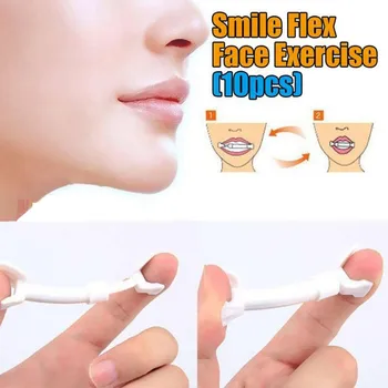 

10 Pcs Smile Corrector Exerciser Improve Mouth Face-lift Lip Shape Increase Compensator Beauty Tools Face Lift Tools W0730