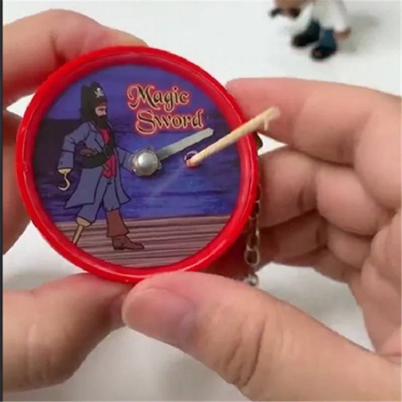 Funny Magic Sword Pointer Magic Tricks Close-up Magic Prank Props Illusion Toy For Kids Beginner Lover April Fools' Day Gifts