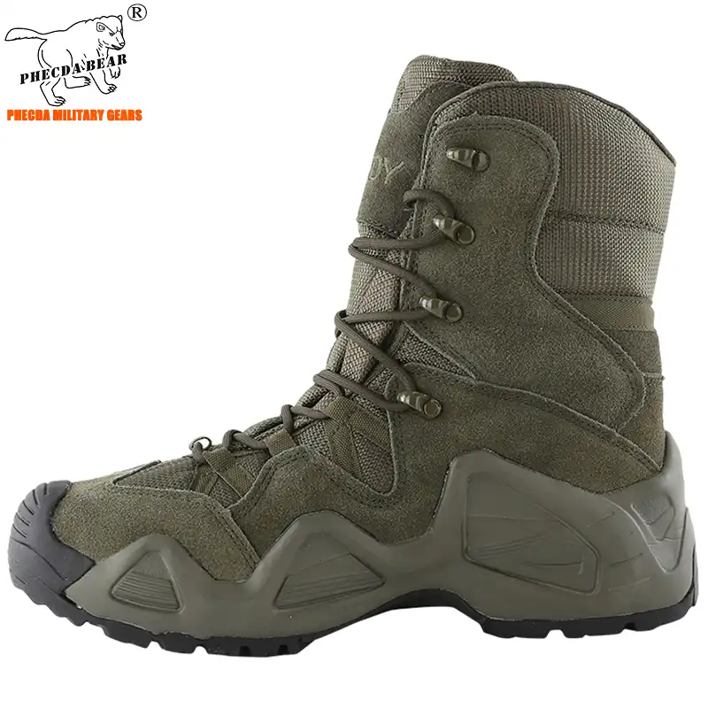 water resistant combat boots
