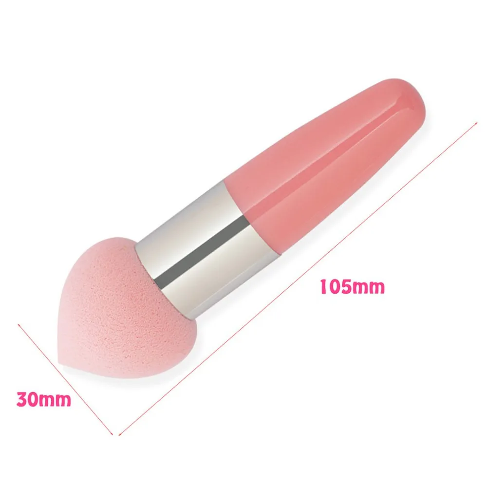 1 шт. Радужная губка с ручкой спонж Кисть для макияжа BBcream консилер Красота