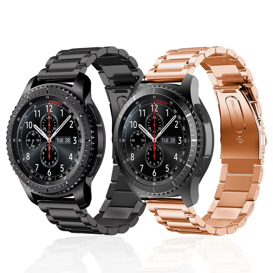 

Stainless Steel Watch Band Bracelet Strap For Samsung Gear S3 Frontier Metal Classic Smart Watch Accessry Replacement Sport loop