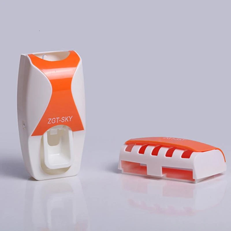 Автоматический диспенсер для зубной пасты, семейный набор, настенный держатель для зубной щетки, подставка для соковыжималки, аксессуары для ванной комнаты, наборы
