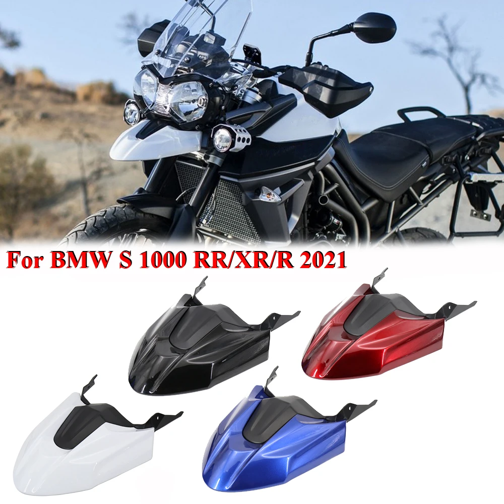 Motorcycle Front Beak Extend Wheel Fender Nose Extension Cover For Triumph Tiger 800 XC XRX XRT 2016 2017 2018 2019 Accessories Color : Black 