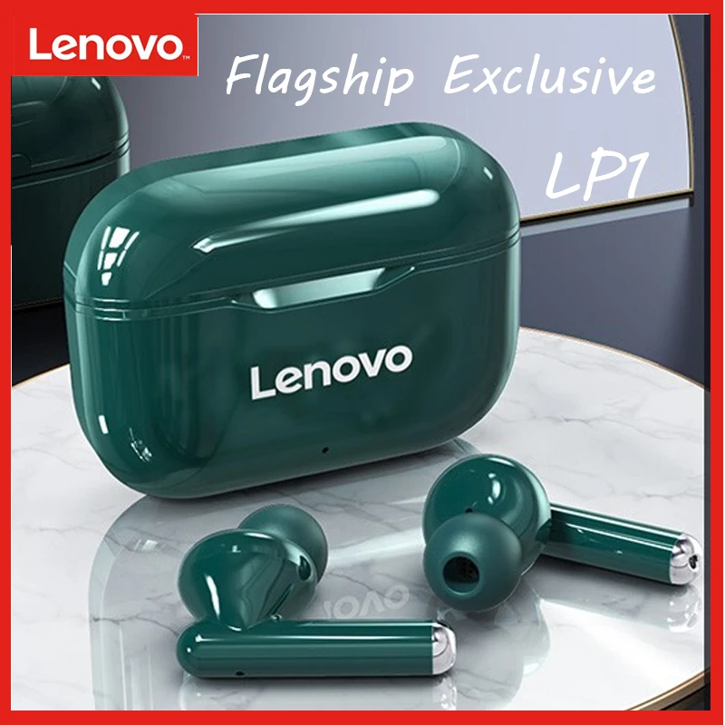 Оригинальная Беспроводная bluetooth гарнитура Lenovo LP1 высшего качества с низкой