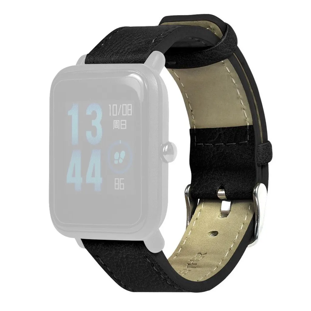 Ouhaobin ремешок 20 мм для Huami Amazfit Bip Youth Lite, сменный кожаный ремешок для часов, ремни для смарт-браслета, аксессуары
