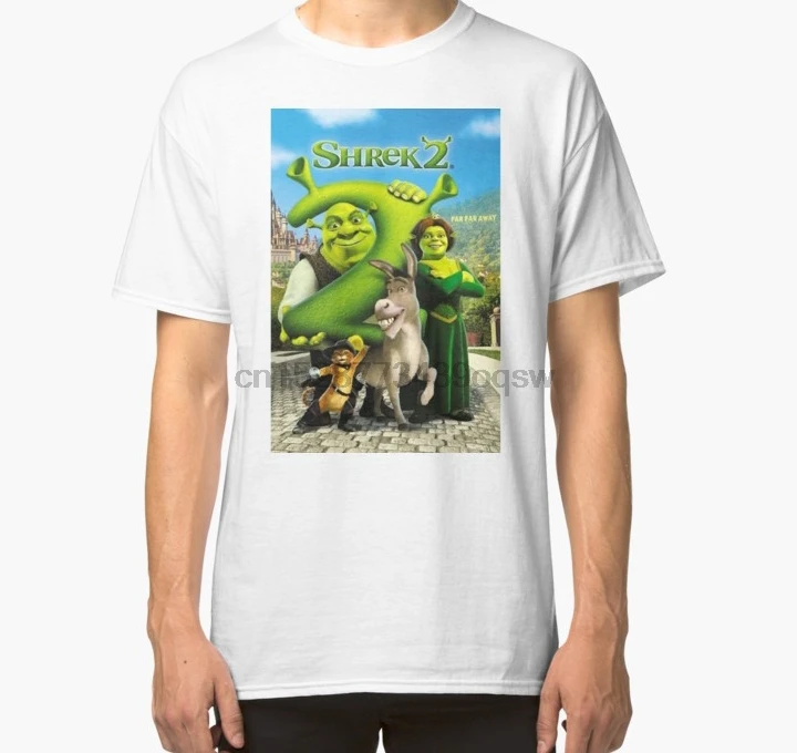 Мужская футболка Shrek 2 Классическая с принтом Футболки|Футболки| |