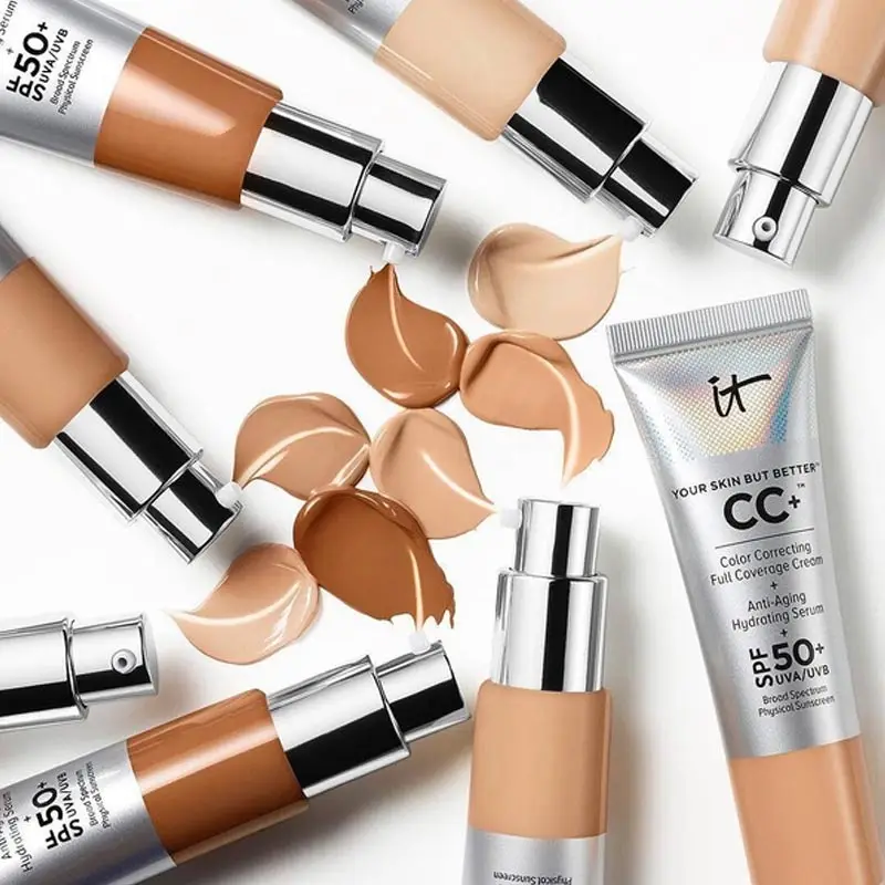 

Face Concealer Foundation Face Makeup CC cream SPF50 sunscreen Makeup Base Liquid full coverage Concealer Brightening BB Cream