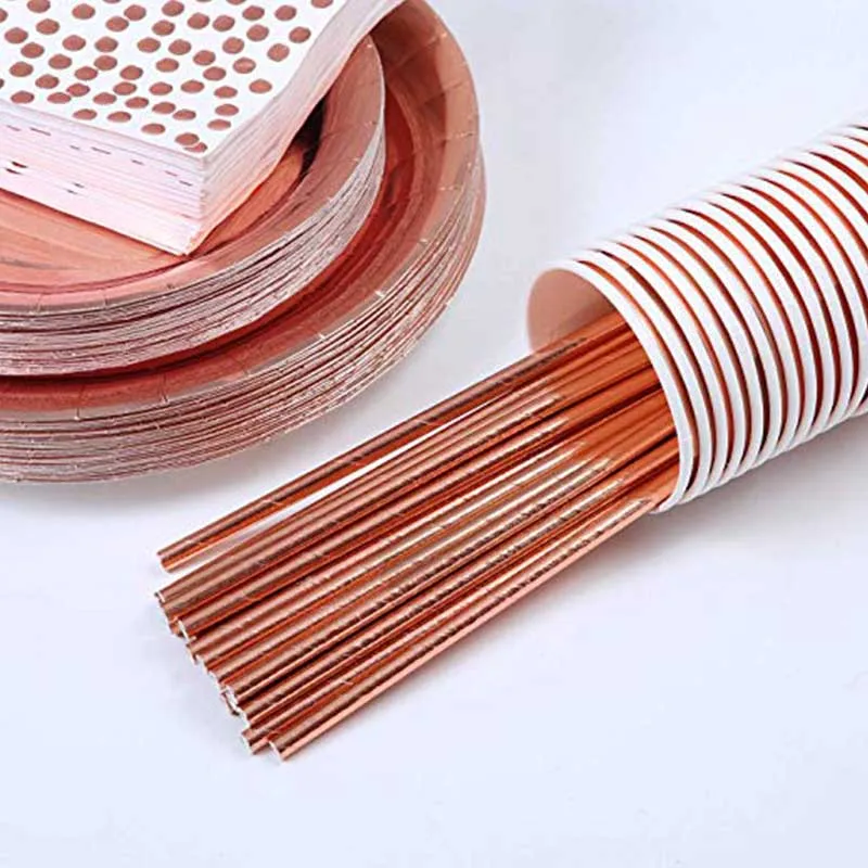 Rose Gold Plate Cup Package (4)