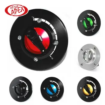 

CNC Aluminum Motorcycle Fuel Tank Cap For GSXR750 GSXR 750 2003-2016 2017 2018 Keyless Twist off Nimble Quick Lock Gas Cover