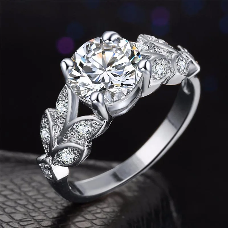 Bague Ringen горячая Распродажа 925 серебряные ювелирные кольца для женщин темперамент цветок циркон кольцо цвет розового золота юбилей подарок на день рождения
