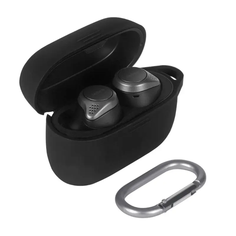 Силиконовый чехол для наушников Jabra Elite 75t 63x40x23 мм|Аксессуары наушников| |