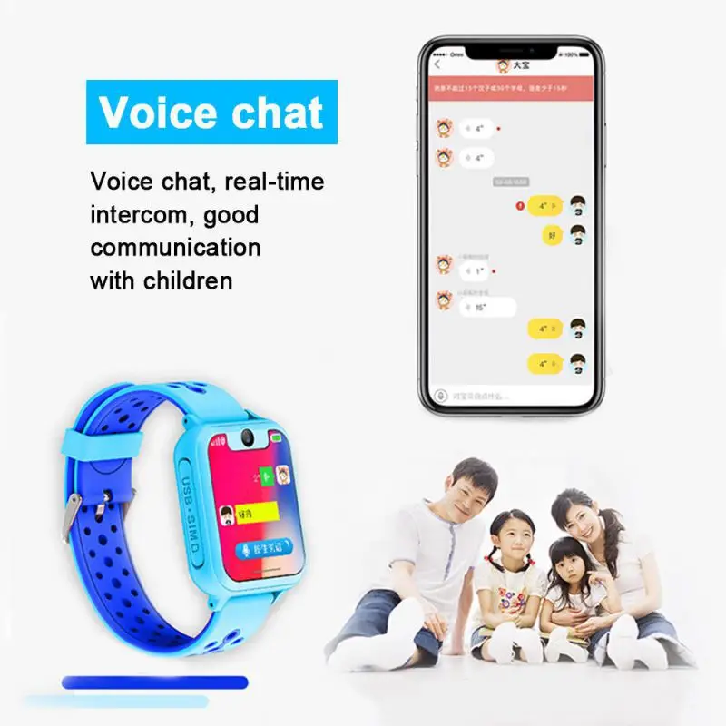  Kinder Smart Uhr Call Uhren Unterstützung GPS Positionierung HD Kamera Für Kinder Sicherheit Gesche
