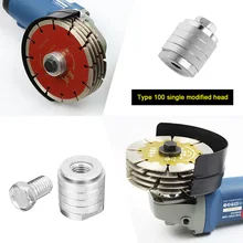 

150/100 Model Angle Grinder to Grooving Machine Adapter Modification Slotter Interface Connector M10 M14 Conversion Head