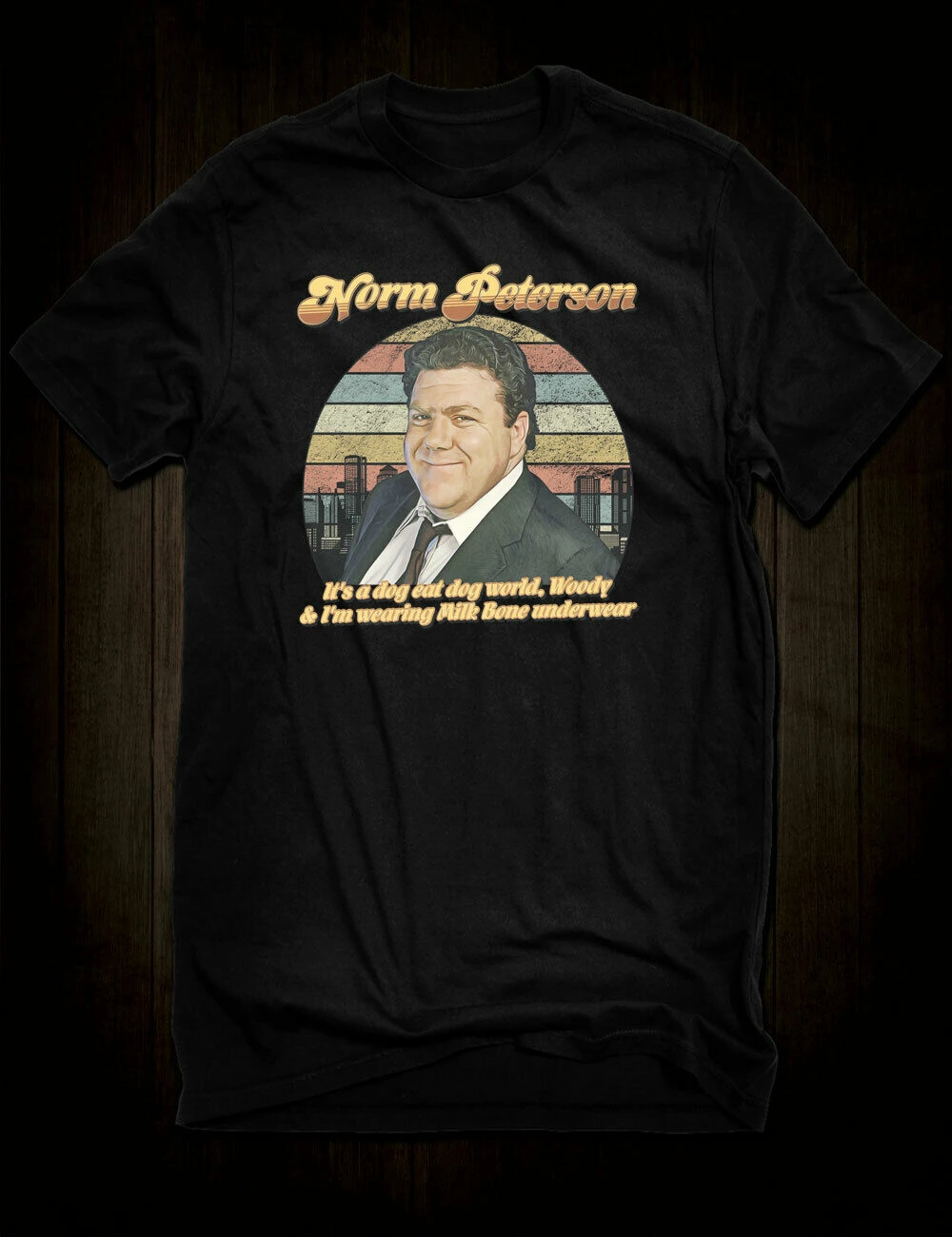 Norm Peterson Cheers T Shirt Classic Sitcom Boston Bar George Wendt Frasier Tv T Shirts Aliexpress