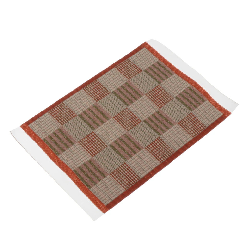 1:12 Scale Handmade Miniature Rug Carpet Floor Covering, Dollhouse Accessory and Furniture, European Style, 6 Types for Choose