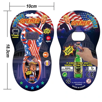 

America President Novelty Bottle Opener Talking Opener Gag Joke Amazing Toy