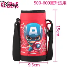 Porte gobelet universel Disney pour enfants, Original, bande dessinée, épaisse, étanche, sangle Anti chute, Portable, en Silicone 