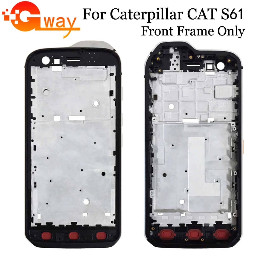 Передняя рамка для телефона Caterpillar Cat S61 S 61 чехол без ЖК-дисплея запасные части